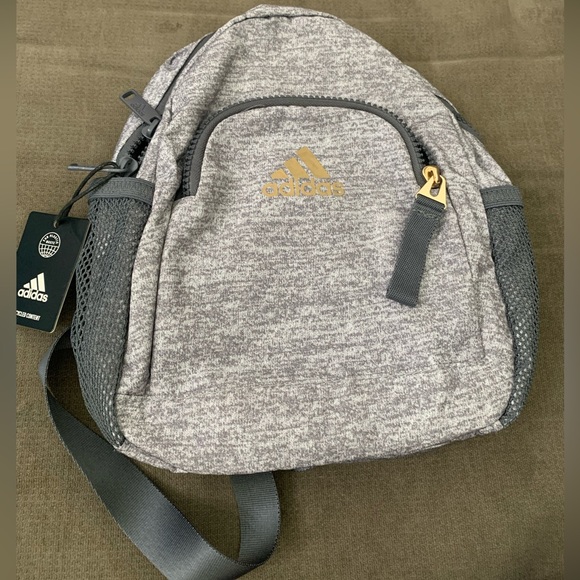 NEW ADIDAS  Linear Mini Backpack Small Travel Bag - Picture 6 of 11